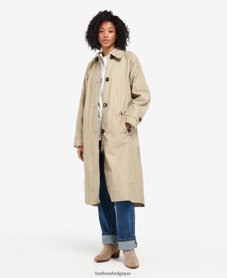 vêtements Barbour trench-coat Somerland marine foncé/peuplier ancien femmes T2L6ZP1530
