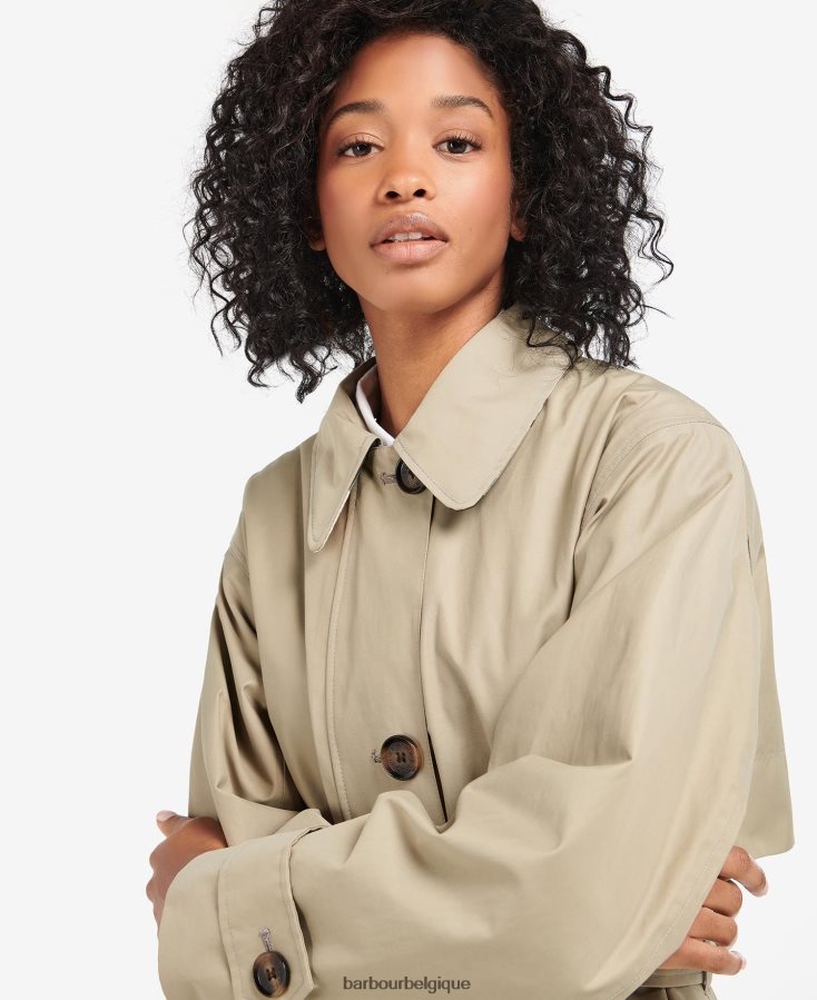 vêtements Barbour trench-coat Somerland marine foncé/peuplier ancien femmes T2L6ZP1530