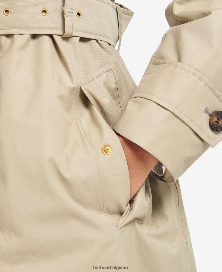 vêtements Barbour trench-coat Somerland marine foncé/peuplier ancien femmes T2L6ZP1530