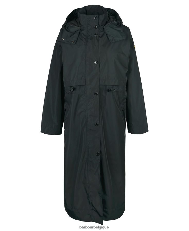 vêtements Barbour trench imperméable crossfields vert palmier femmes T2L6ZP1532