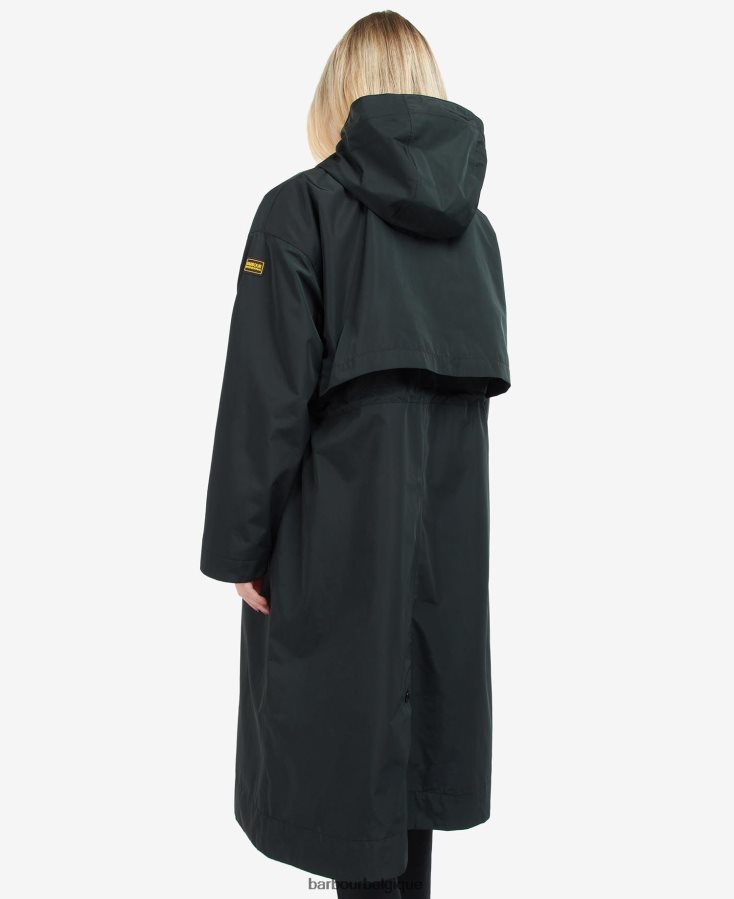 vêtements Barbour trench imperméable crossfields vert palmier femmes T2L6ZP1532