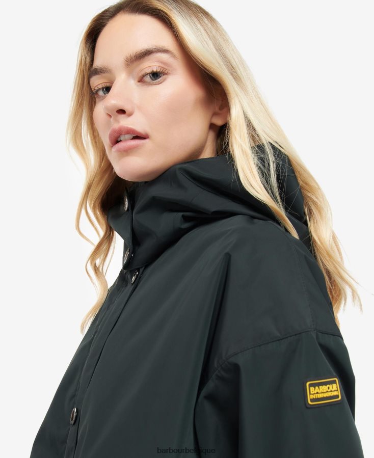 vêtements Barbour trench imperméable crossfields vert palmier femmes T2L6ZP1532