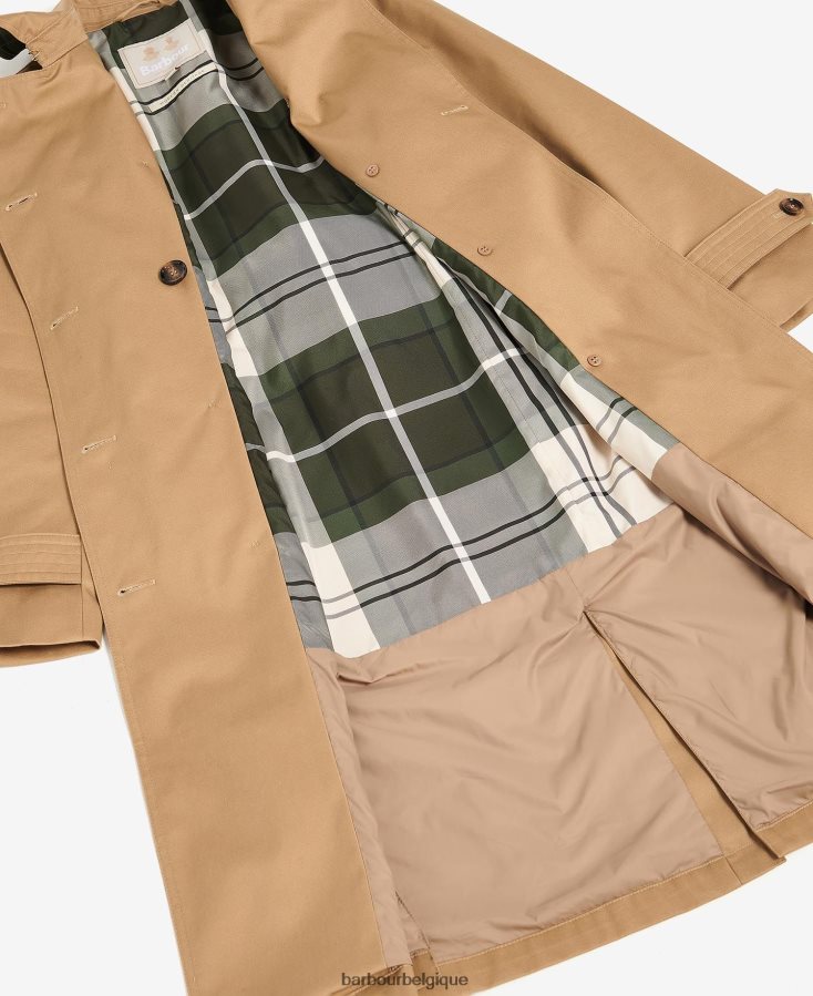 vêtements Barbour trench imperméable greta tartan minuit/palissandre femmes T2L6ZP1524