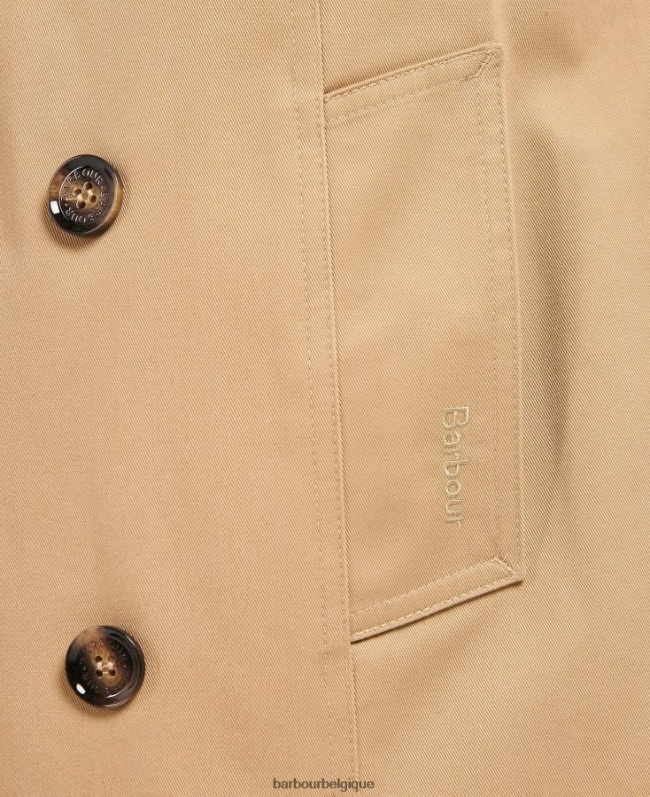 vêtements Barbour trench imperméable greta tartan minuit/palissandre femmes T2L6ZP1524