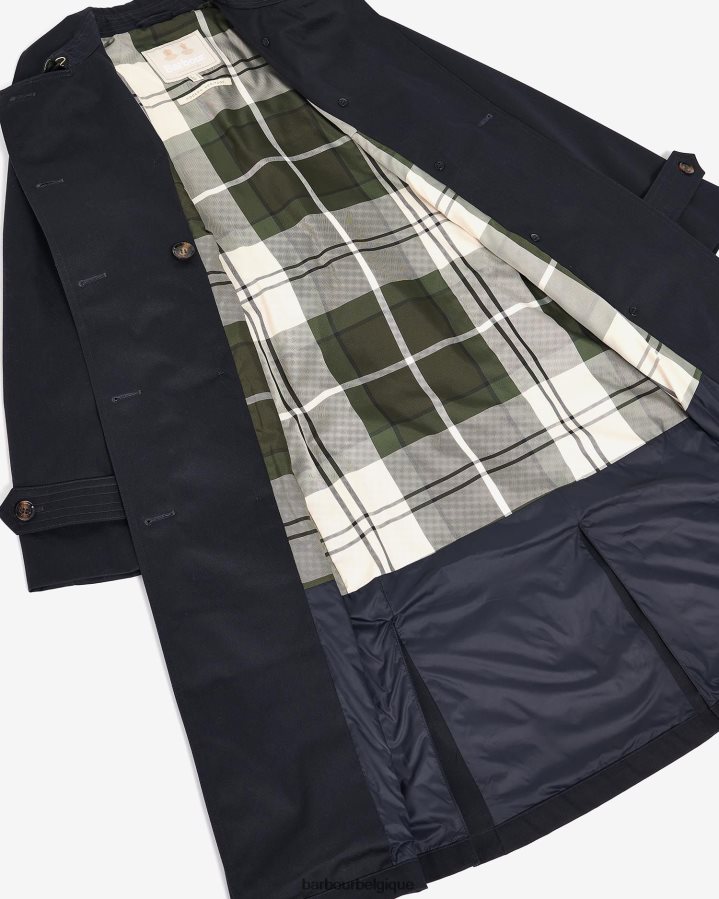 vêtements Barbour trench imperméable greta tartan minuit/palissandre femmes T2L6ZP1531