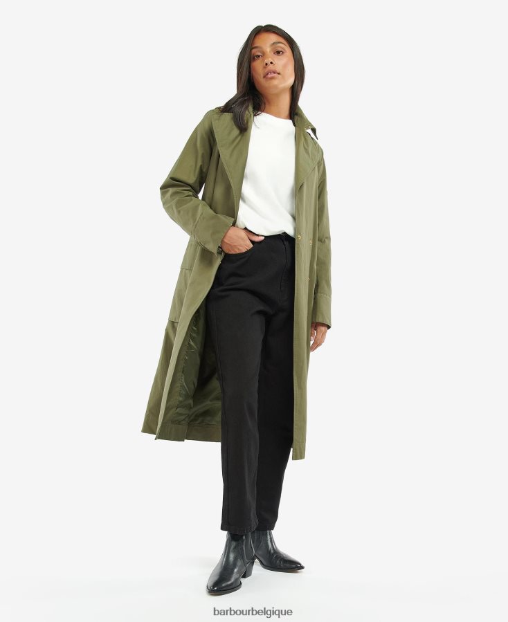 vêtements Barbour trench imperméable à l\'eau carreaux noirs/northumberland femmes T2L6ZP1534