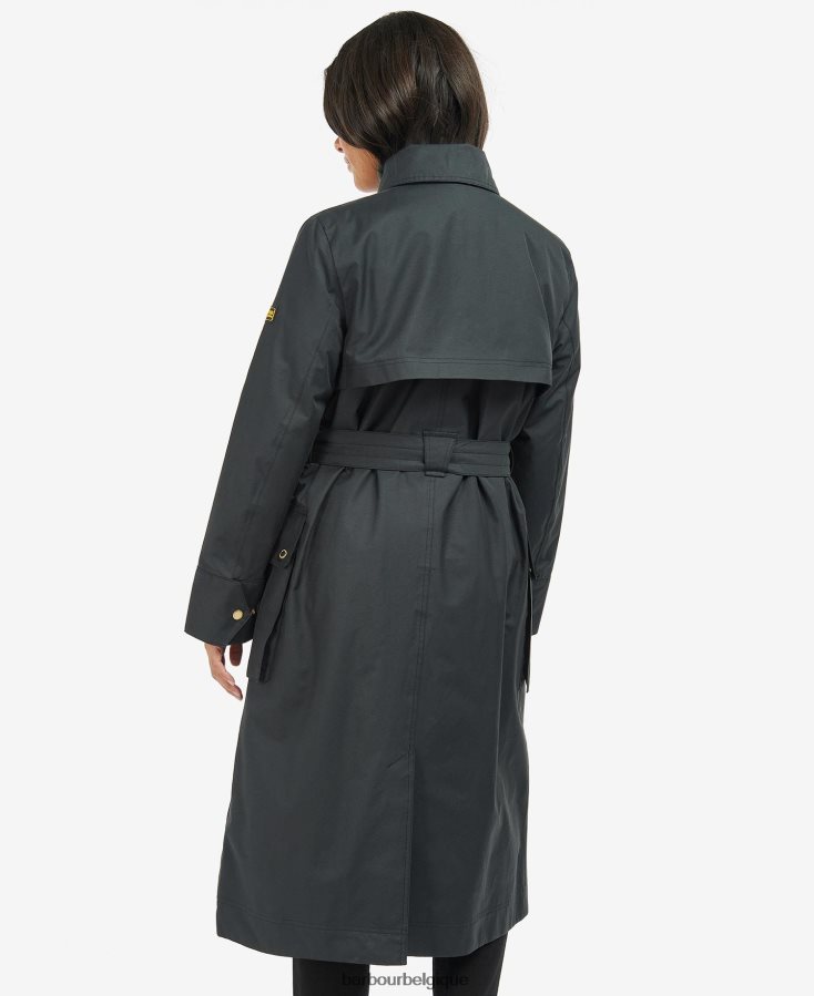 vêtements Barbour trench imperméable à l\'eau carreaux noirs/northumberland femmes T2L6ZP1538