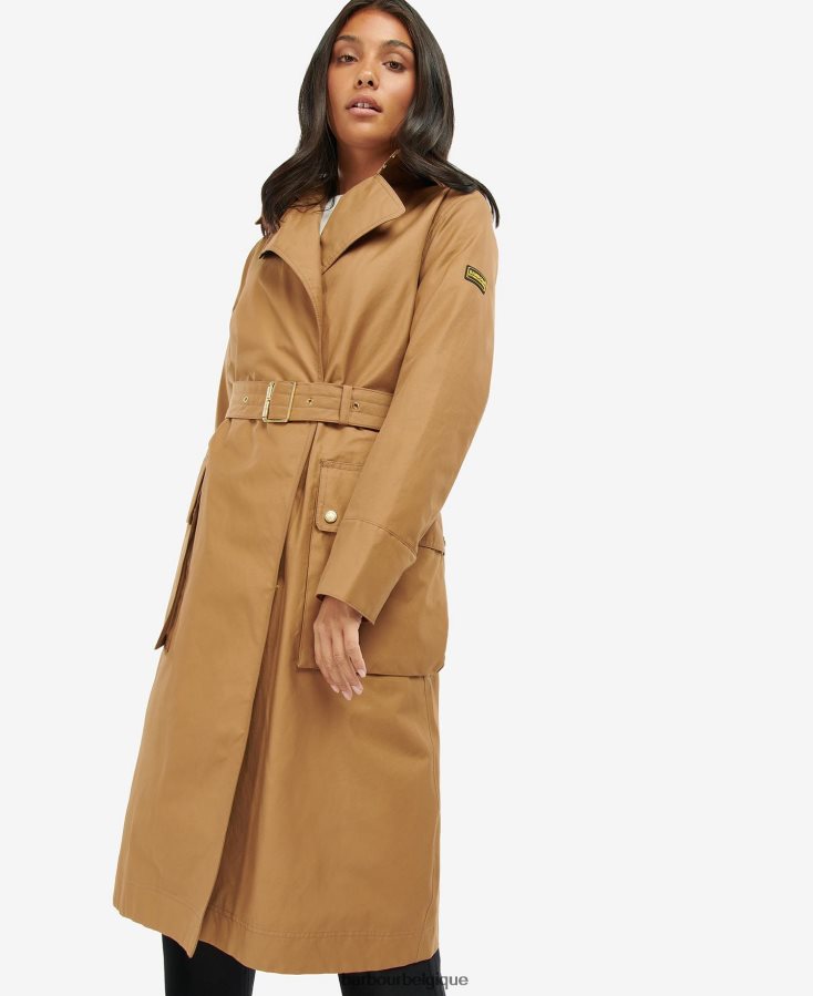 vêtements Barbour trench imperméable à l'eau carreaux noirs/northumberland femmes T2L6ZP1540