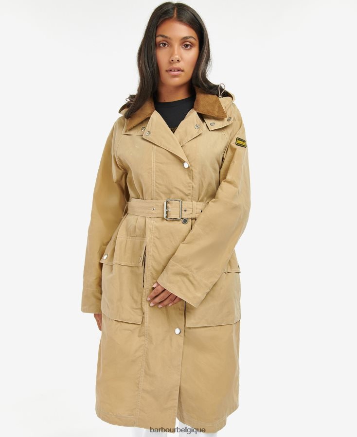 vêtements Barbour trench imperméable rossin carreaux vert nuit/vert nuit femmes T2L6ZP1529