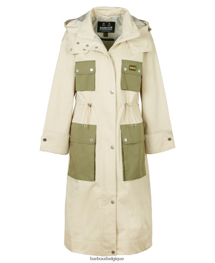 vêtements Barbour trench imperméable thruxton vert minuit femmes T2L6ZP1535