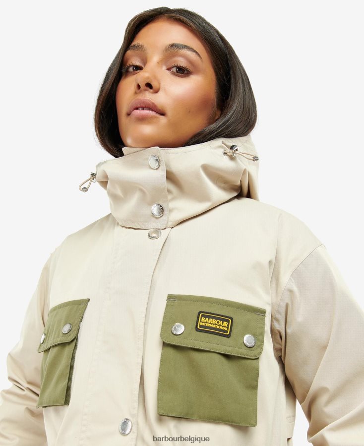 vêtements Barbour trench imperméable thruxton vert minuit femmes T2L6ZP1535