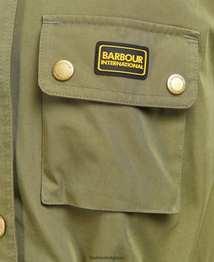 vêtements Barbour trench imperméable thruxton vert minuit femmes T2L6ZP1536