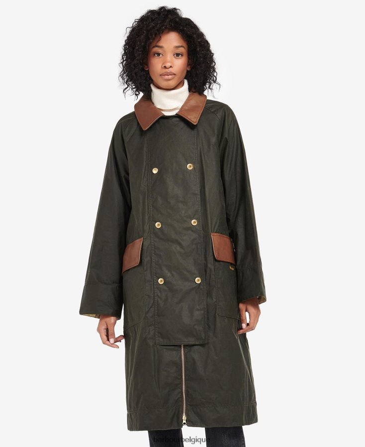 vêtements Barbour veste cirée Bearden archive olive/antique femmes T2L6ZP1371