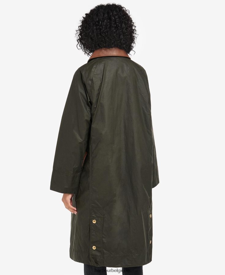vêtements Barbour veste cirée Bearden archive olive/antique femmes T2L6ZP1371