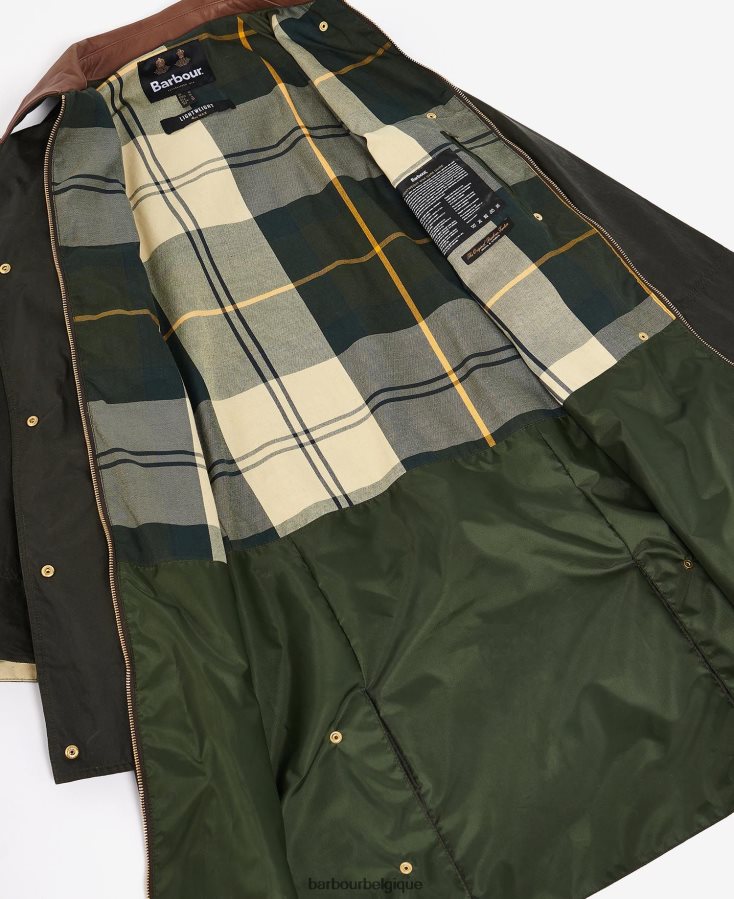 vêtements Barbour veste cirée Bearden archive olive/antique femmes T2L6ZP1371