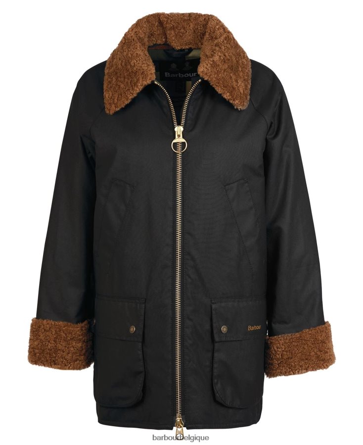 vêtements Barbour veste cirée carloway fougère/tartan classique femmes T2L6ZP1385