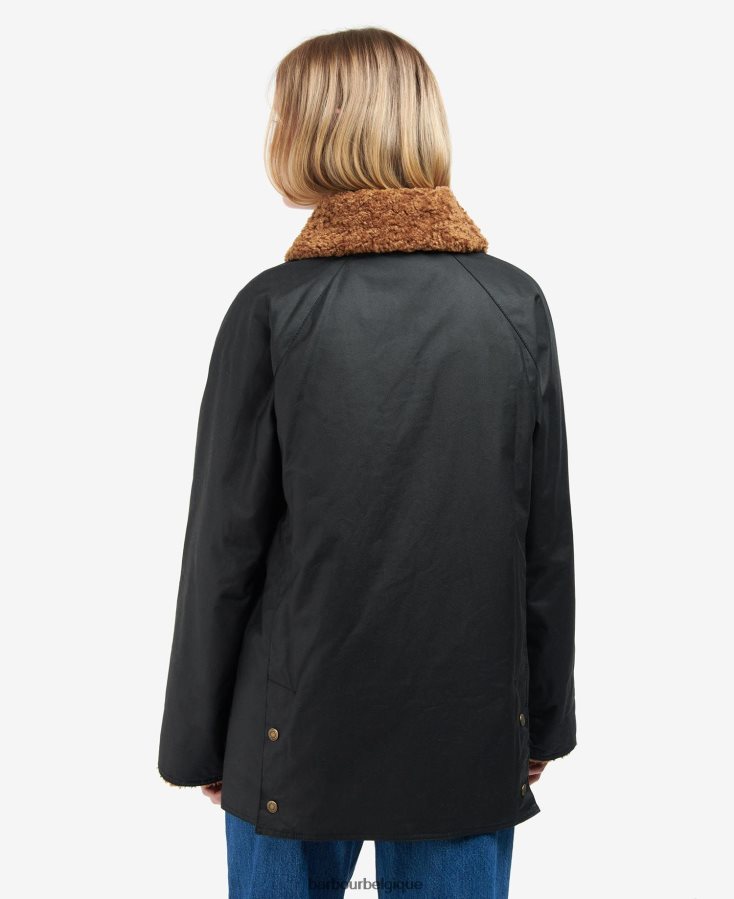 vêtements Barbour veste cirée carloway fougère/tartan classique femmes T2L6ZP1385