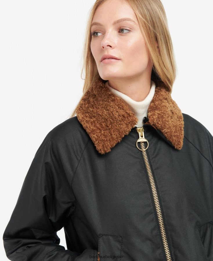 vêtements Barbour veste cirée carloway fougère/tartan classique femmes T2L6ZP1385