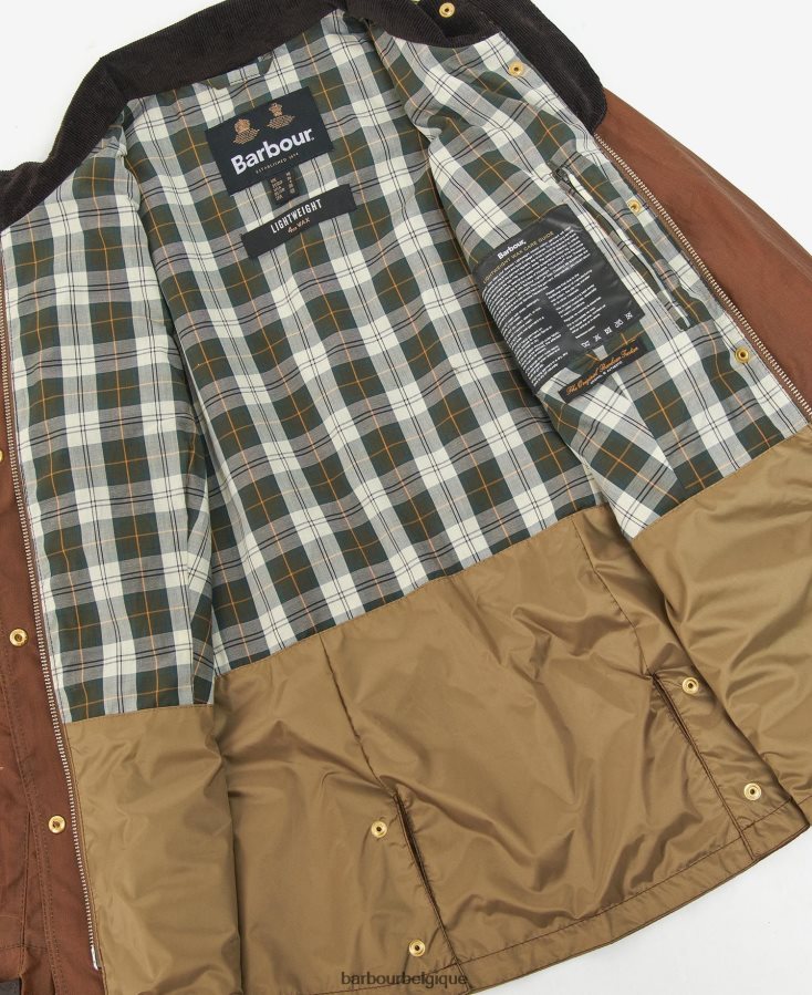 vêtements Barbour veste cirée de défense premium archive olive/antique femmes T2L6ZP1377