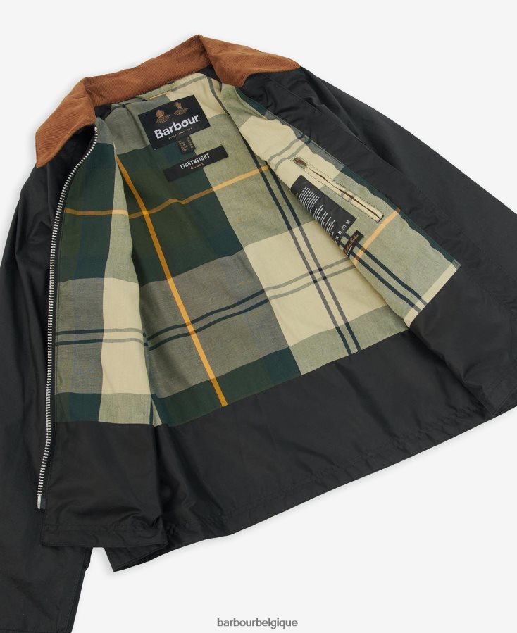 vêtements Barbour veste cirée eddleston archive olive/antique femmes T2L6ZP1383