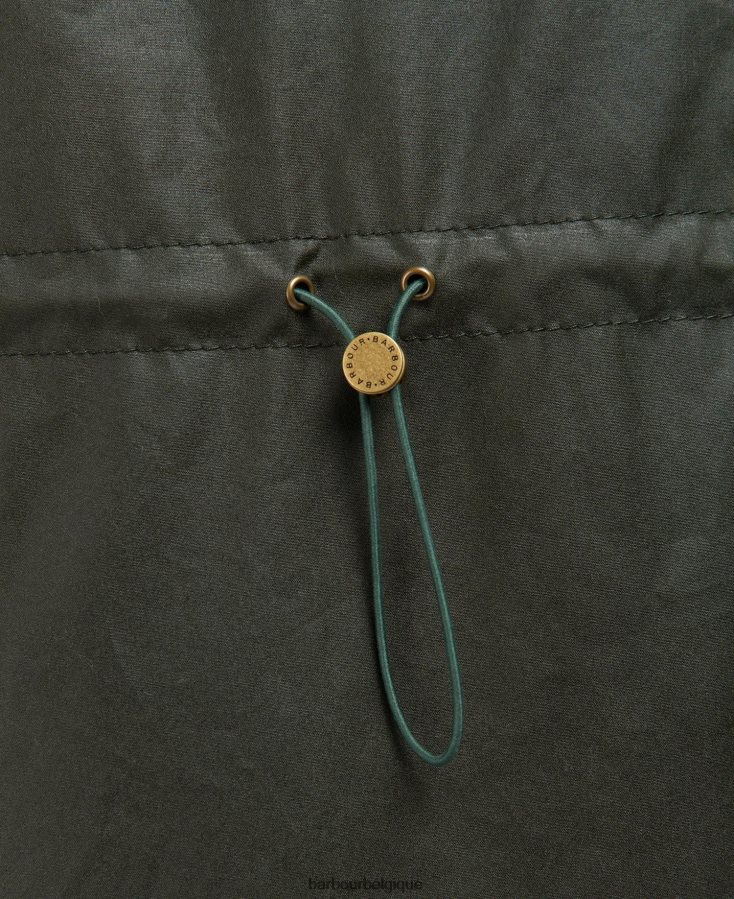 vêtements Barbour veste cirée gunnister tartan noir/ancien femmes T2L6ZP1375