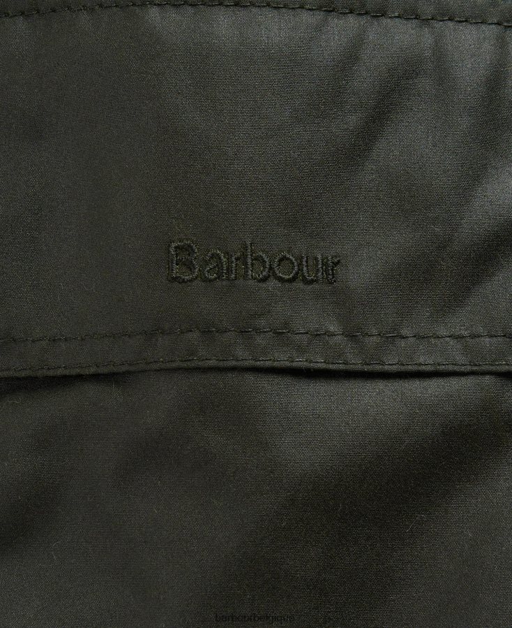 vêtements Barbour veste cirée gunnister tartan noir/ancien femmes T2L6ZP1375