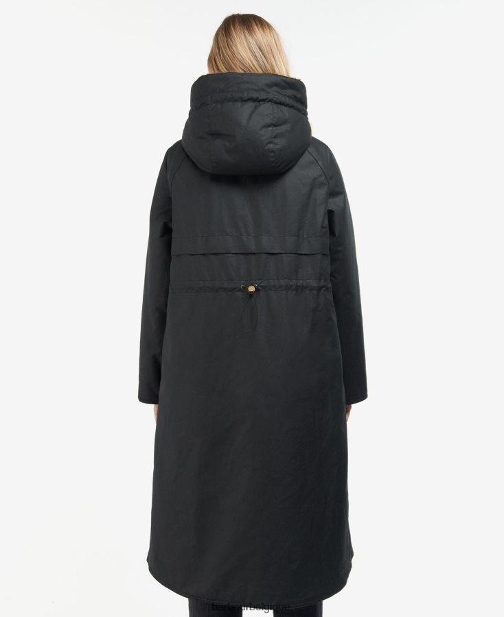 vêtements Barbour veste cirée gunnister tartan noir/ancien femmes T2L6ZP1395