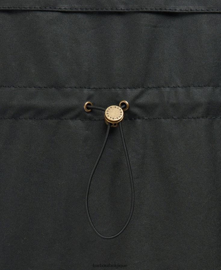 vêtements Barbour veste cirée gunnister tartan noir/ancien femmes T2L6ZP1395