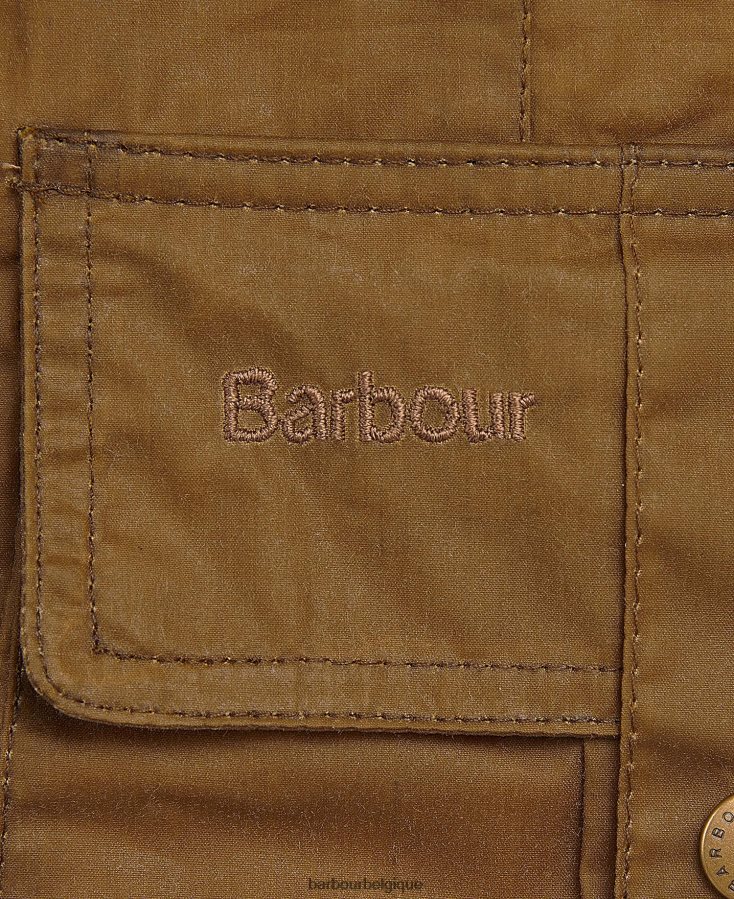 vêtements Barbour veste légère de défense en coton ciré marine royale/classique femmes T2L6ZP1388