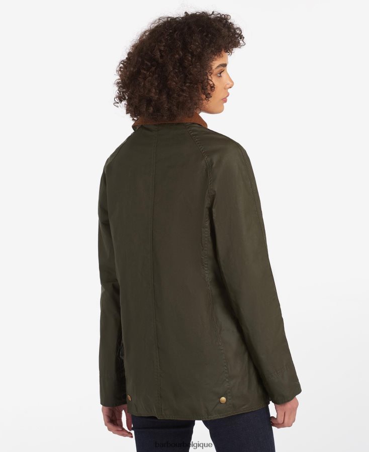 vêtements Barbour veste légère en coton ciré beadnell olive d\'archives femmes T2L6ZP1398