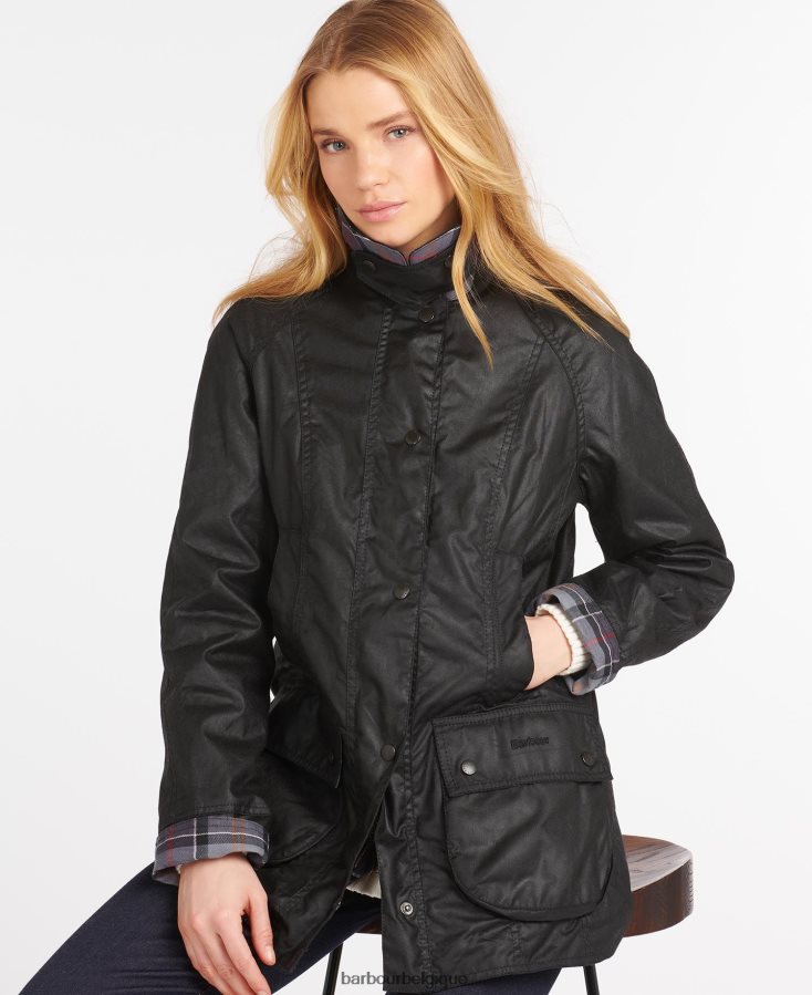 vêtements Barbour veste wax beadnell aboyer femmes T2L6ZP1370