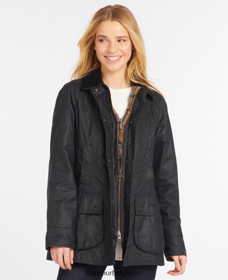 vêtements Barbour veste wax beadnell aboyer femmes T2L6ZP1373