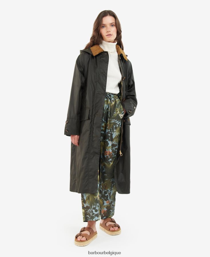 vêtements Barbour x House of Hackney veste cirée petiver sable/limerence/ciel femmes T2L6ZP1374