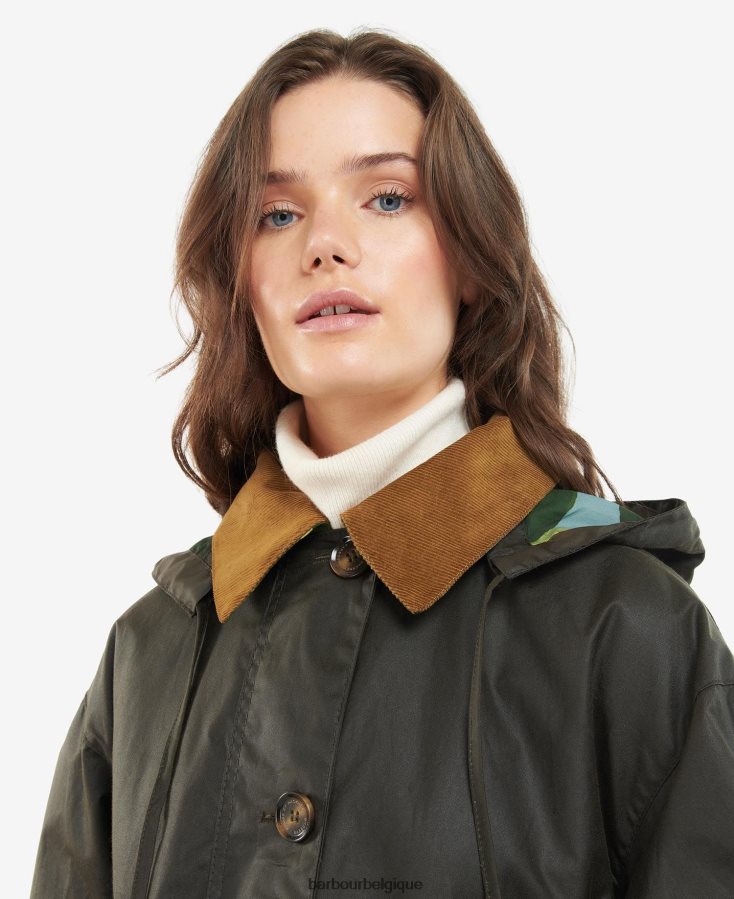 vêtements Barbour x House of Hackney veste cirée petiver sable/limerence/ciel femmes T2L6ZP1374