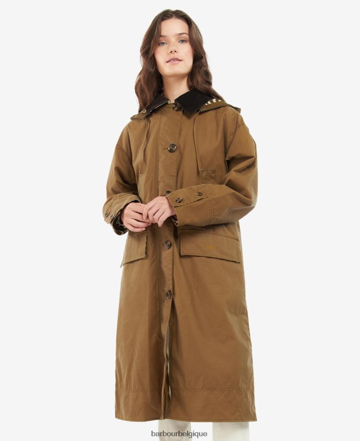 vêtements Barbour x House of Hackney veste cirée petiver sable/limerence/ciel femmes T2L6ZP1382