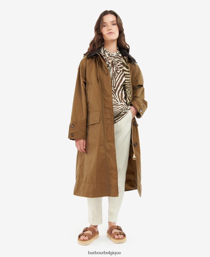 vêtements Barbour x House of Hackney veste cirée petiver sable/limerence/ciel femmes T2L6ZP1382