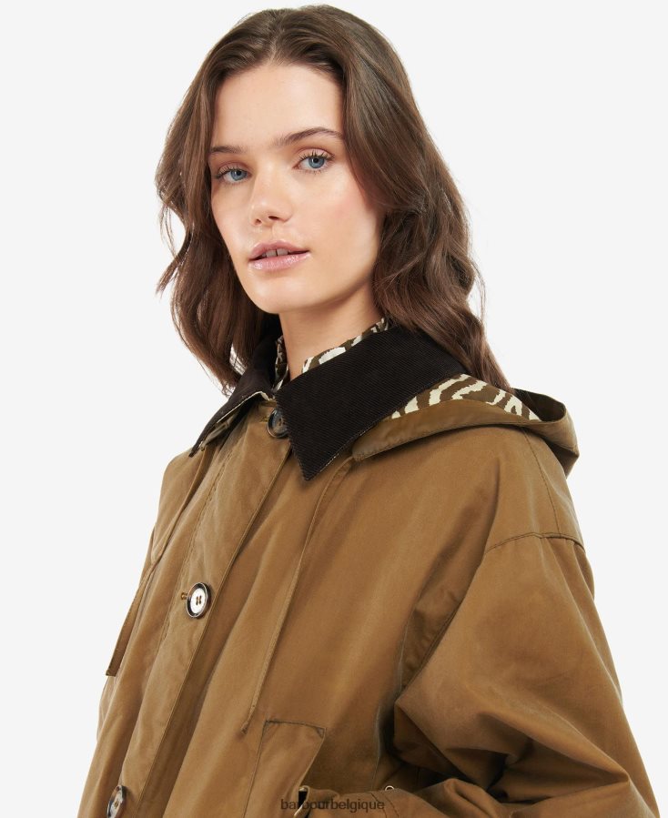 vêtements Barbour x House of Hackney veste cirée petiver sable/limerence/ciel femmes T2L6ZP1382
