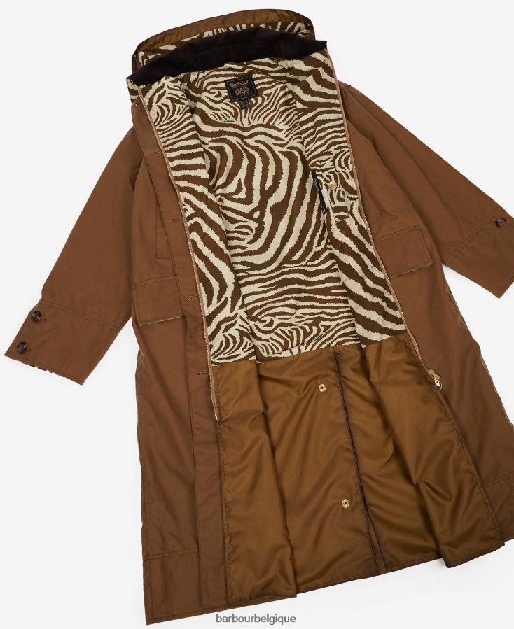 vêtements Barbour x House of Hackney veste cirée petiver sable/limerence/ciel femmes T2L6ZP1382