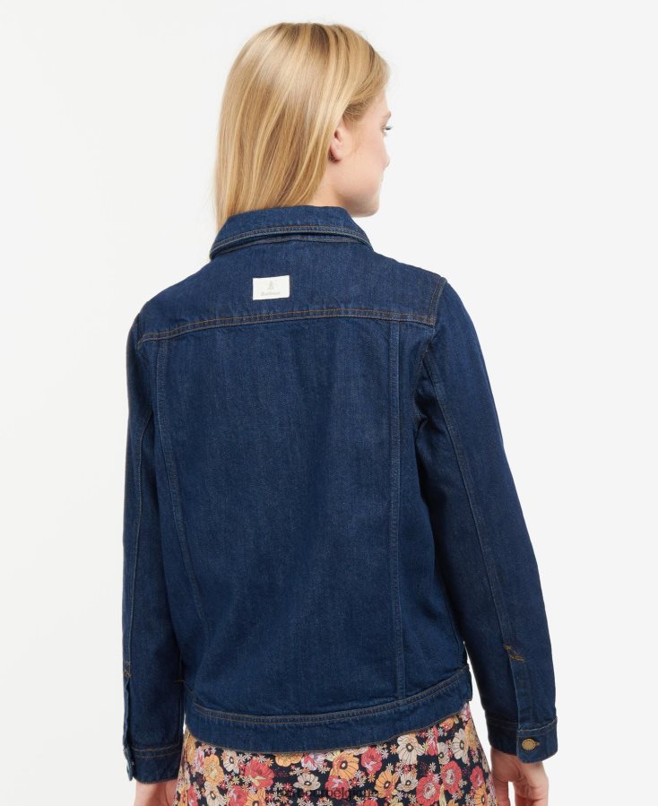 vêtements Barbour veste en jean Adria indigo femmes T2L6ZP1588