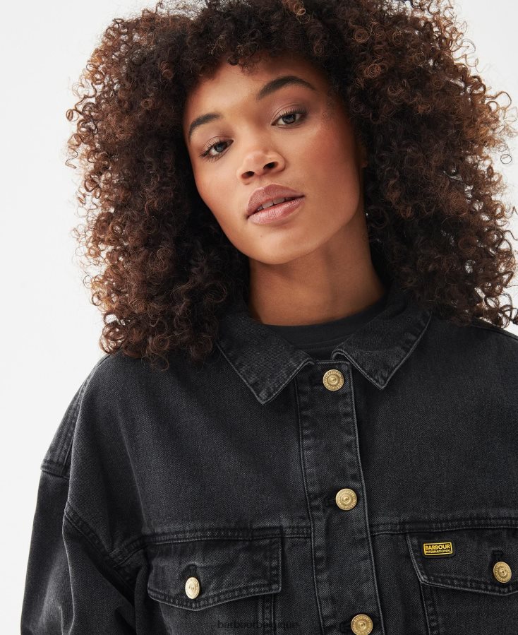 vêtements Barbour veste en jean lorimer Galet femmes T2L6ZP1602