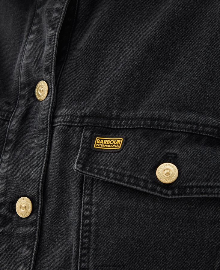 vêtements Barbour veste en jean lorimer Galet femmes T2L6ZP1602