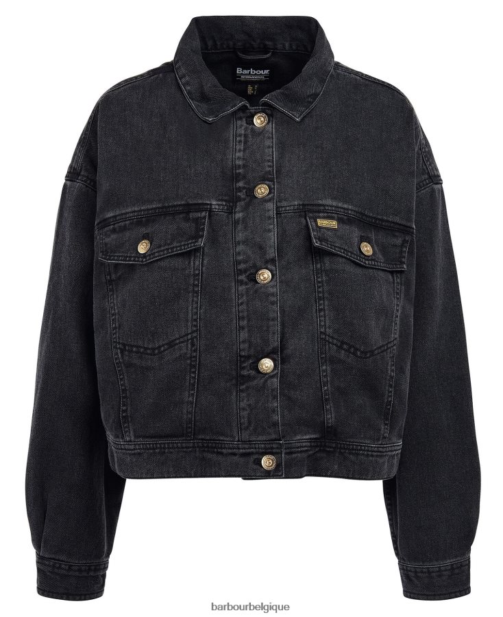 vêtements Barbour veste en jean lorimer Galet femmes T2L6ZP1602