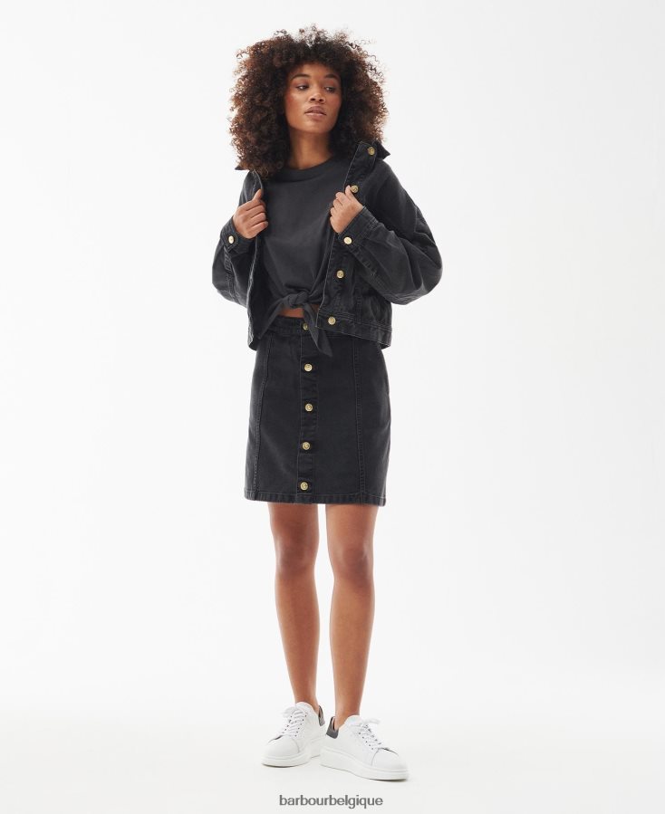 vêtements Barbour veste en jean lorimer Galet femmes T2L6ZP1602