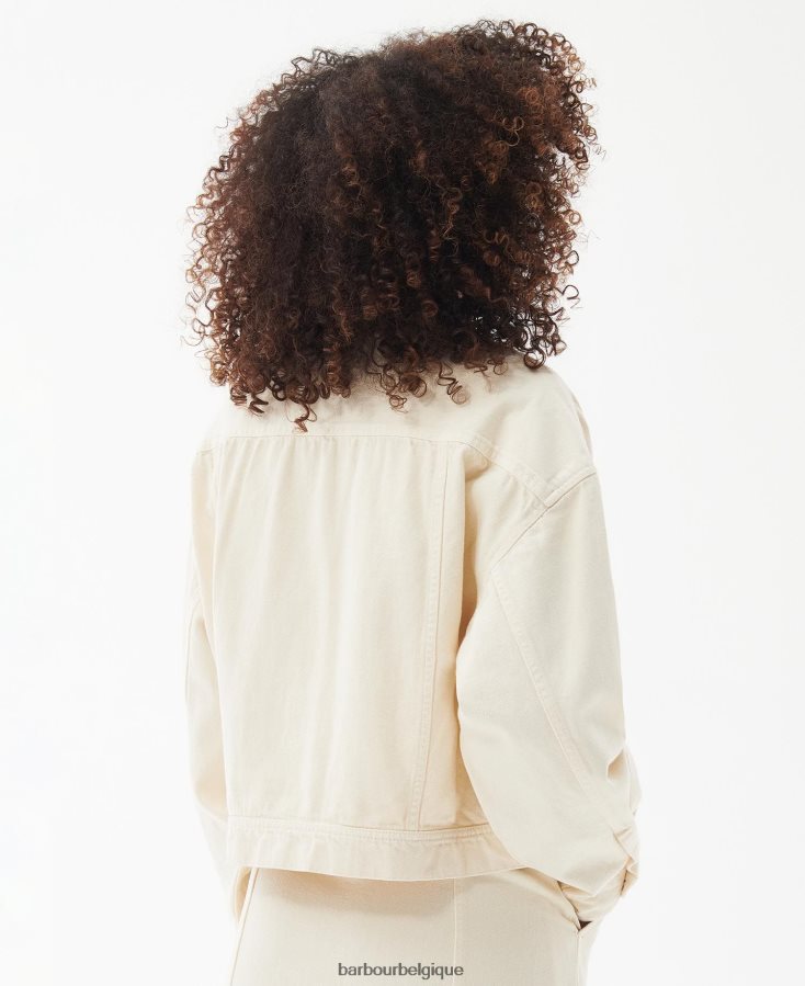 vêtements Barbour veste en jean lorimer Galet femmes T2L6ZP1613