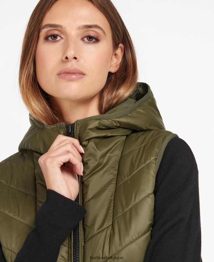 vêtements Barbour gilet matelassé lando noir classique femmes T2L6ZP1464