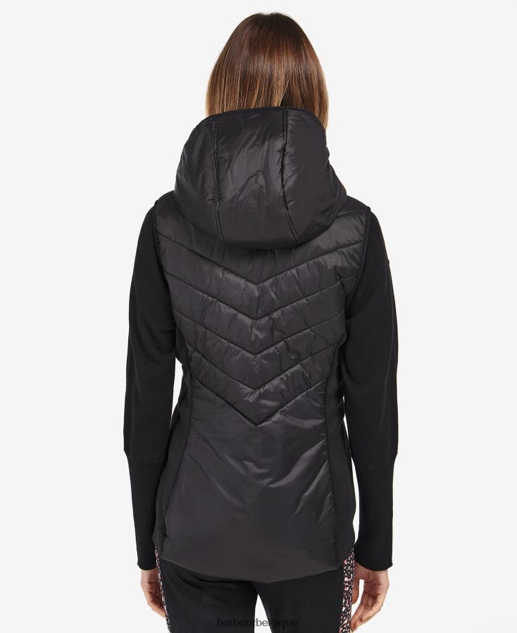 vêtements Barbour gilet matelassé lando noir classique femmes T2L6ZP1477