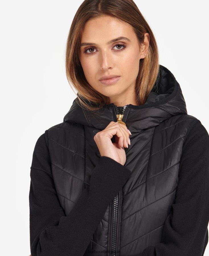 vêtements Barbour gilet matelassé lando noir classique femmes T2L6ZP1477
