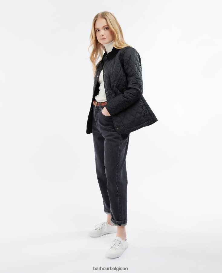 vêtements Barbour veste matelassée annandale noir femmes T2L6ZP1416