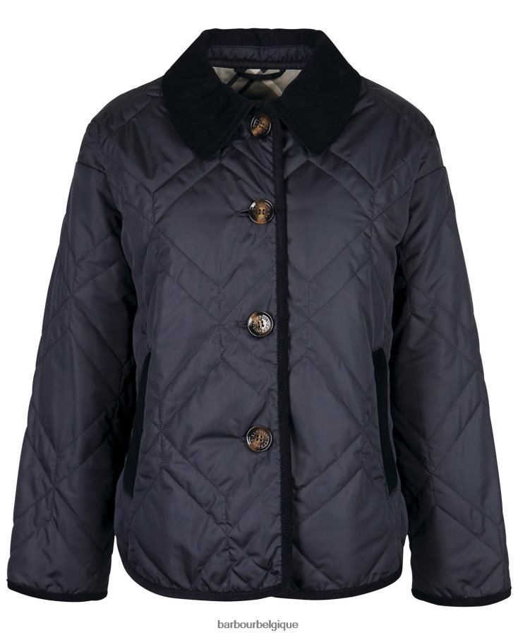 vêtements Barbour veste matelassée barrhead marine foncé/peuplier ancien femmes T2L6ZP1425