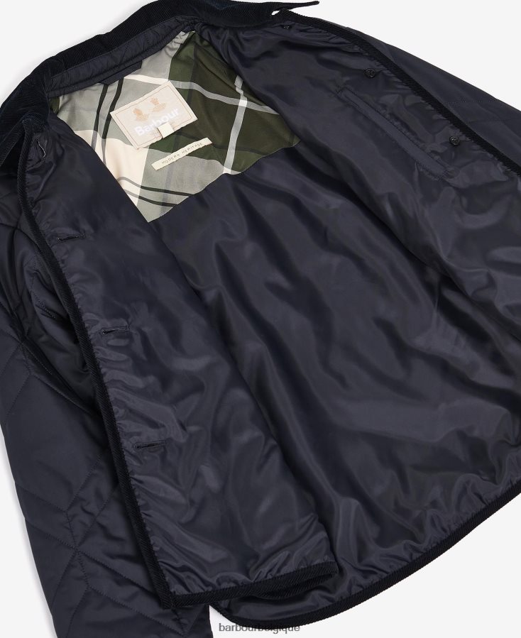 vêtements Barbour veste matelassée barrhead marine foncé/peuplier ancien femmes T2L6ZP1425